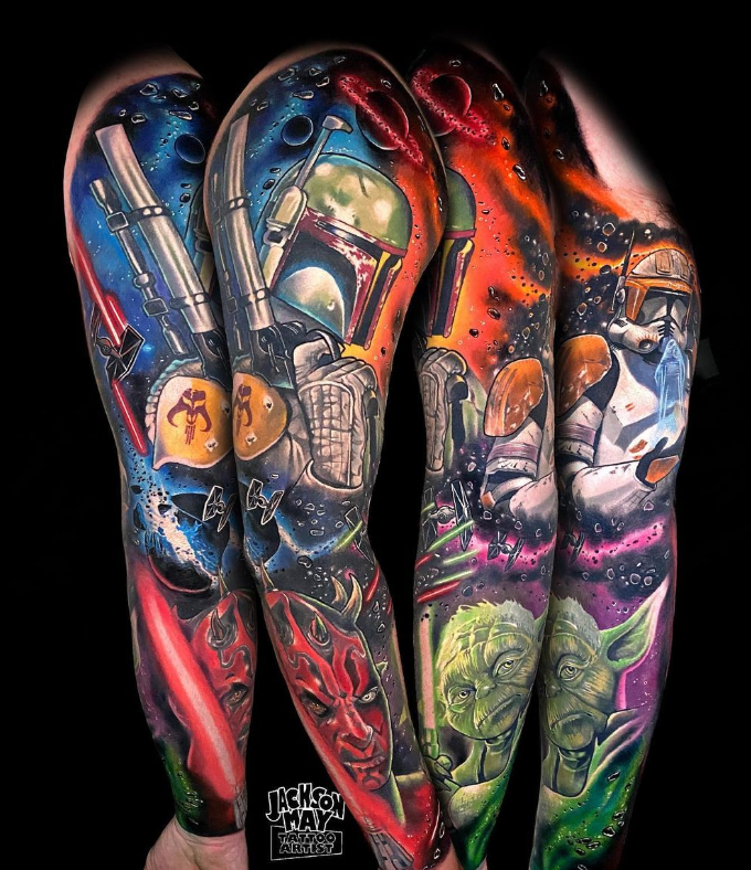 16 Amazing Star Wars TattoosIncluding one from The Force Awakens   Scene360